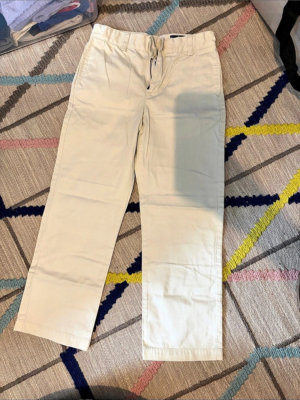 Boys vineyard vines Straight Leg Pants in Off White Size 10